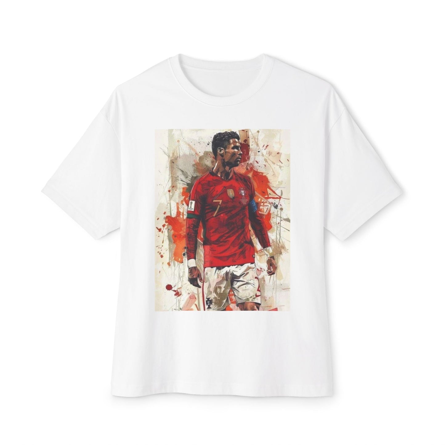 RONALDO Unisex Oversized T-Shirt Drop Shoulder