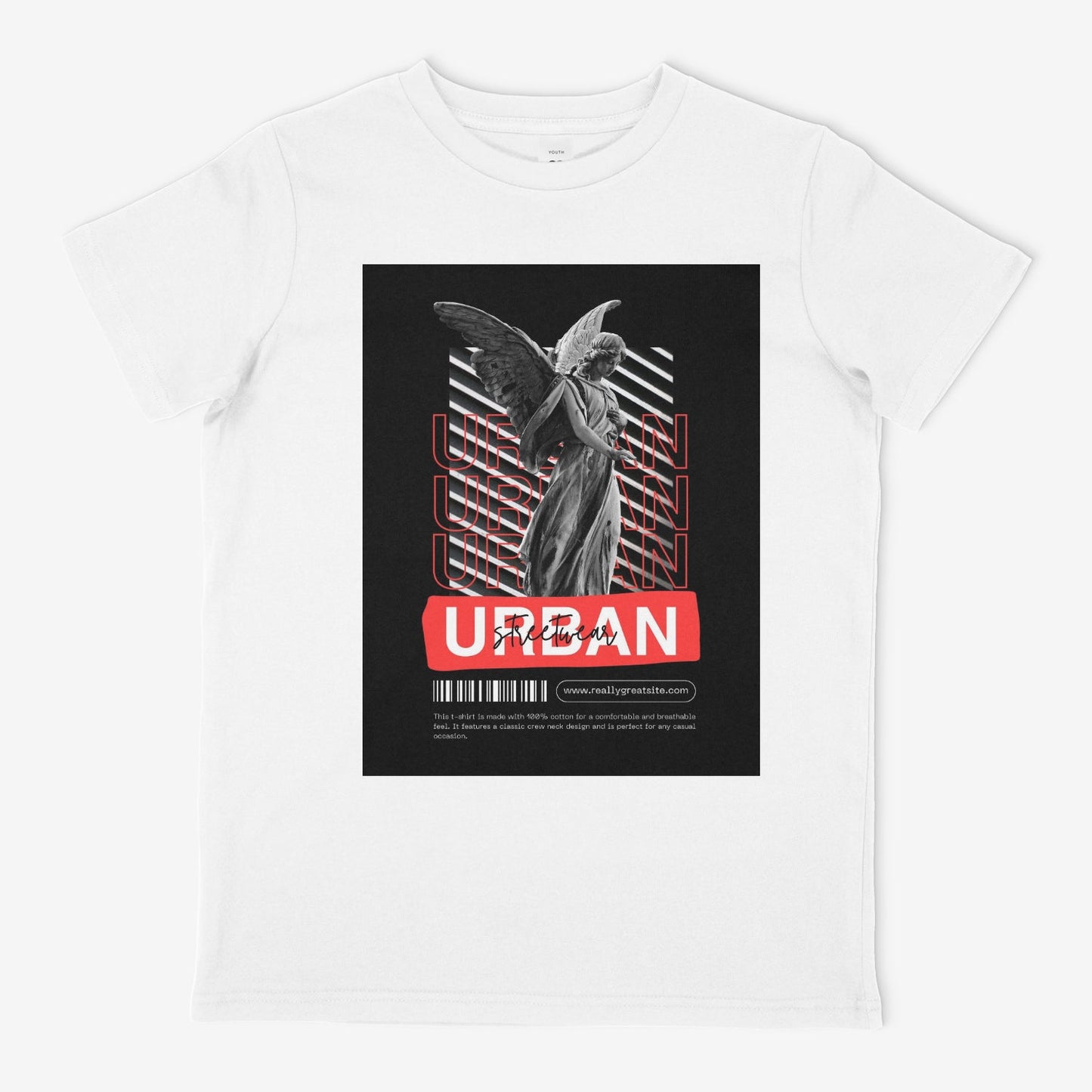 URBAN Unisex Pure Cotton T-Shirt