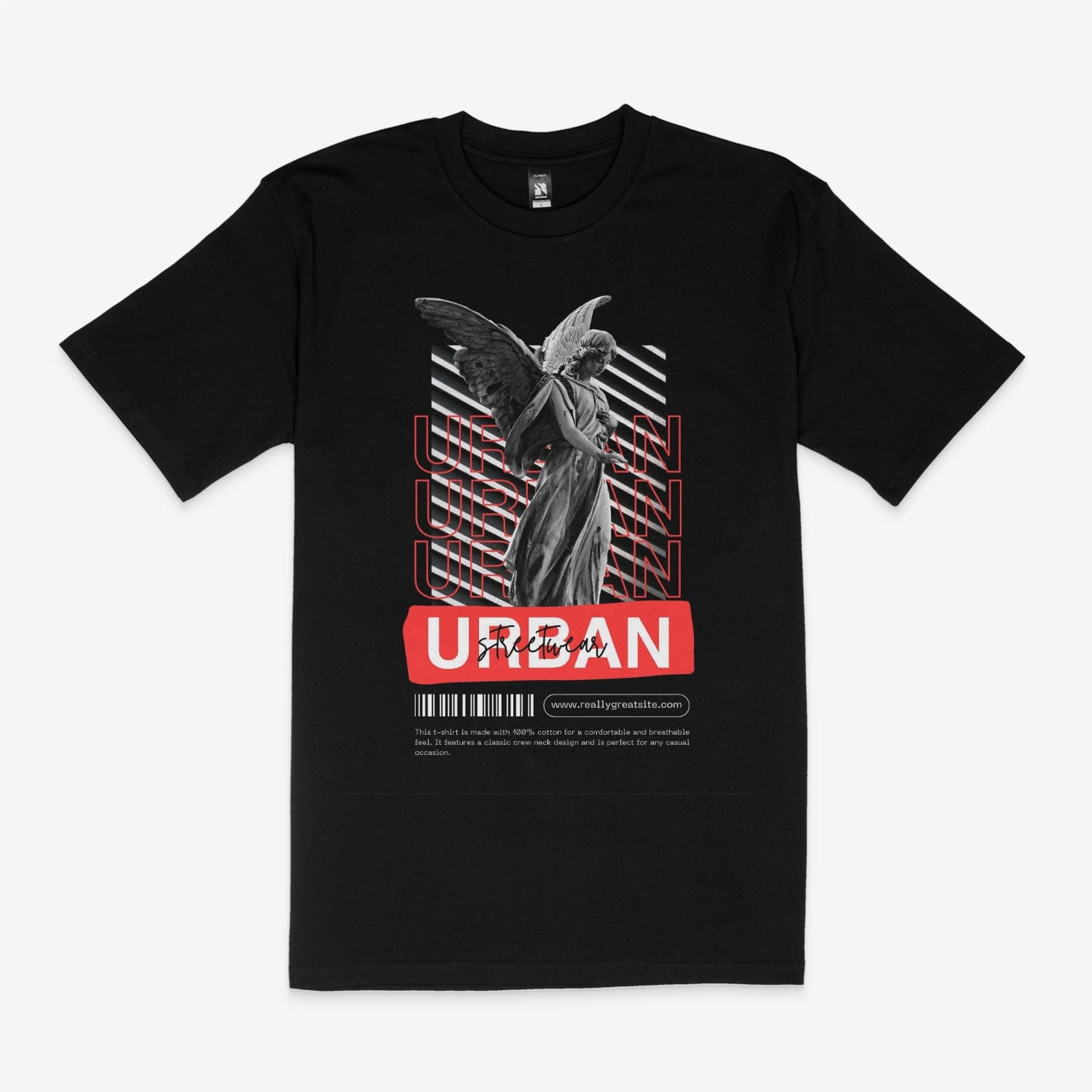 URBAN Unisex Pure Cotton T-Shirt