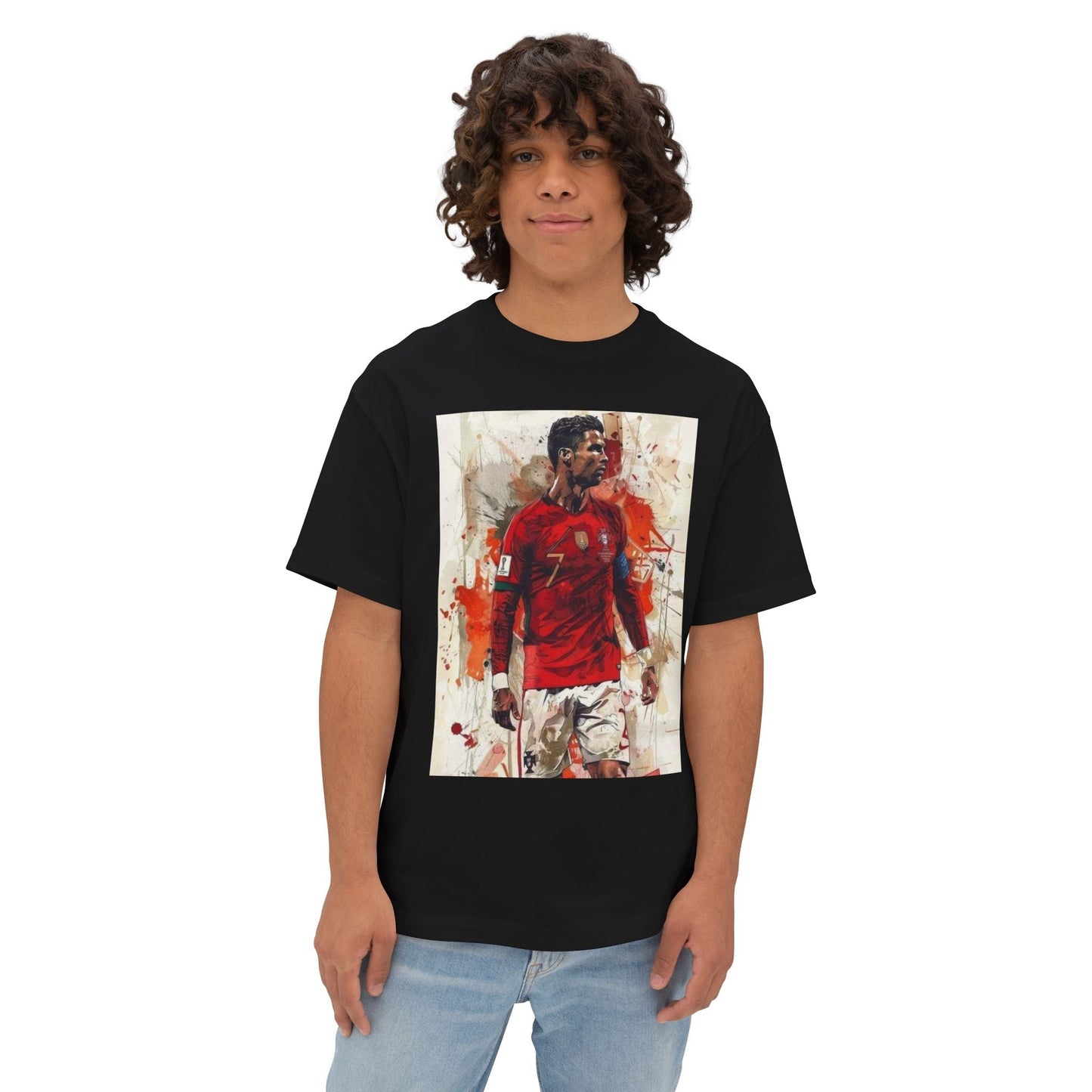 RONALDO Unisex Oversized T-Shirt Drop Shoulder