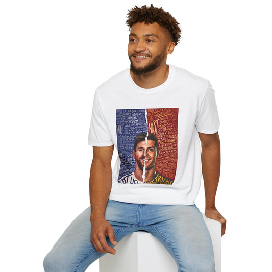 RONALDO MESSI Unisex Pure Cotton T-Shirt